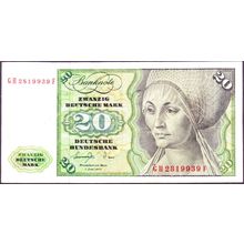 1977 Germany Banknote 20 Mark