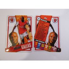 5. William Gallas - Arsenal - Topps - I-Cards 2006/07 Football Card