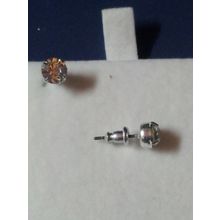 rhinestone stud silver tone Fashion Women Earrings