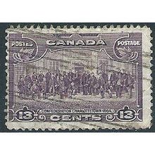 Canada 1935 SG348 13c Purple Good/Fine Used . ..