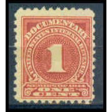 Used R207 1c Series of 1914 Barely Clears WA1825