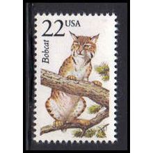 2332 22c Bobcat Fine MNH V4127