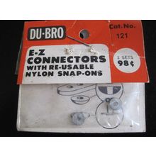 Du Bro E-Z Connectors WITHOUT Re-usable Nylon Snap-Ons