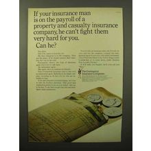 1964 The Continental Insurance Companies Ad - Payroll