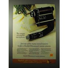 1977 Kodak Ektasound Movie Camea Ad - Unique
