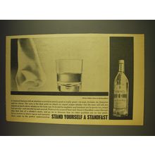 1963 Grant's Standfast Scotch Ad - Stand yourself a Standfast