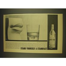 1963 Grant's Standfast Scotch Ad