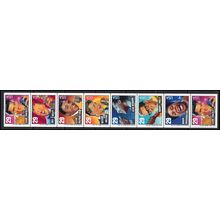 2731-2737a 29c Music Legends Very Fine MNH Pane/8 L00766