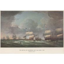 The Battle of Quiberon Bay 1759 Ship War Painting Postcard