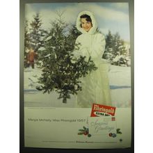1957 Rheingold Beer Advertisement - Margie McNally - Season's Greetings