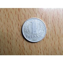 1964a 1 Pfennig East Germany Coin