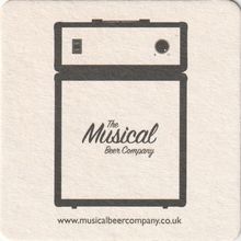 BEER MAT - MUSICAL BEER COMPANY (WATLEDGE) - (Cat No 001) - (2020)