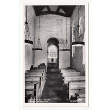 Saxon Church Interior Looking East Escomb Postcard RP Co Durham