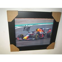 Max Verstappen Signed Photograph {8x10 inches} Framed with Certificate