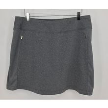 Cutter & Buck CB DryTec 50+ Women's Tennis Golf Skort Gray Size XL Athletic