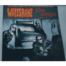 Wolfsbane - After midnight 12" single + 2 cartoon biography comics DEFA1412
