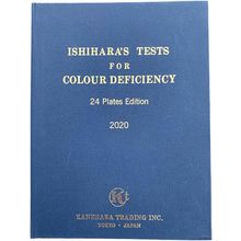 Ishihara Color Vision Test Book 24 Plates with User Manual
