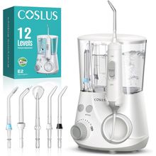 COSLUS Professional Water Flosser for Teeth: 12 Pressure Settings Electric Denta