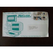 1982 GB Information Technology What's new in Electronics FDC stamps SG1196-7