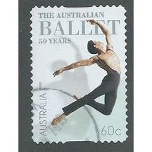 AUS 2012 60c ( S/A) '50TH ANN OF AUSTRALIAN BALLET' FINE USED (EBID36-715