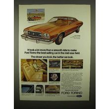 1973 Ford Gran Torino 2-Door Hardtop Car Ad!