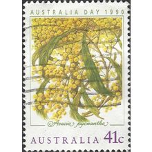 AUSTRALIA, FLOWER, Acacia pycnantha, yellow 1990, 41c, #5