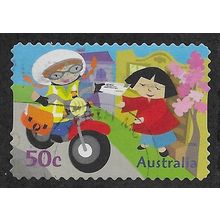 AUS 2006 50c (S/A) 'POSTIE KATIE' FINE USED (EBID66-290)