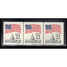 2115a 22c U.S. Flag Very Fine MNH PNC 7/3 PA2518