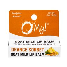 O My! Goat Milk Lip Balm - Natural Goat Milk Lip Balm - Shea Butter and Vitam...