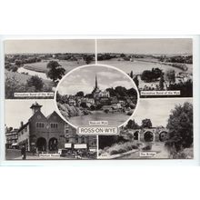 Ross-on-Wye Herefordshire RP Multiview Postcard C253