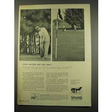 1956 Spalding Syncro-Dyned Top-Flite Golf Clubs Ad