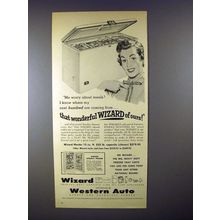 1956 Wizard Master Freezer Ad - Wonderful!
