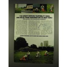 1972 Gravely Lawn Mowers Ad - Durability Mow