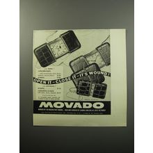 1951 Movado Watches Ad - Calendermeto; ermeto and calendine ermeto