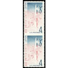 1158, Mint NH 4¢ Appears as an Imperforate Pair Error (Blind perfs) Stuart Katz