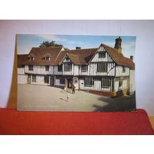 THE GUILDHALL, LAVENHAM, SUFFOLK used postcard 1982 pm =