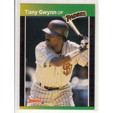 1989 Donruss Tony Gwynn baseball card #128 – HOF- Padres