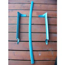 1965 DODGE CORONET 4D & WAGON INSIDE WINDOW WINDSHIELD & A PILLAR TRIM OEM