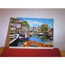 OLD WATCH HOUSE, MEVAGISSEY, Cornwall unused postcard by John Hinde 2DC238 =