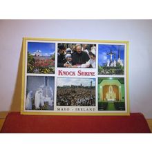 multiview, KNOCK SHRINE, Co. MAYO, IRELAND used postcard by John Hinde 1994 pm =