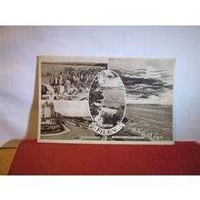multiview, FILEY, YORKSHIRE used postcard by Harvey Barton 1955 pm =