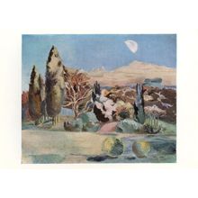 Paul Nash Landscape Of The Moons First Quarter Painting Postcard