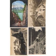 Niesenbahn Railway Swiss Bahn Hotel Restaurant 4x Old Switzerland Postcard s