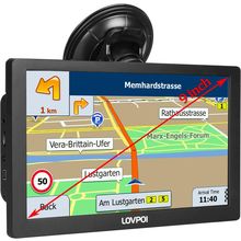 Truck GPS Commercial Drivers 2025, Trucker Car GPS Navigator, 9 Inch Navigation
