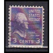 Used 807 3c Thomas Jefferson Very Fine KA5545