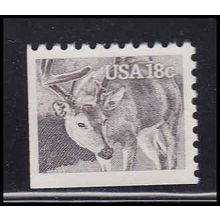 1888 18c Whitetailed Deer Fine MNH Dry Gum BPS V4669