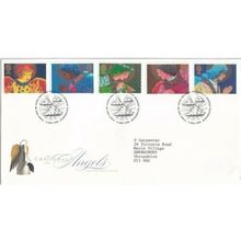 GB 1998 Christmas FDC Bureau Cancel typed with enclosure VGC