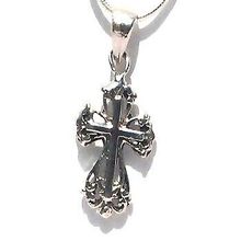 Sterling Silver Filigree Calatrava Cross Pendant