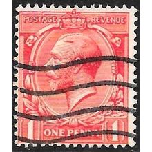 1912 -1913 King George V - 1d Red Used C5