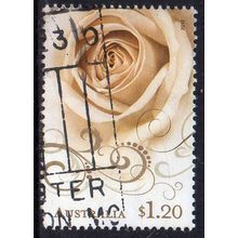 Australia 2012 Precious Moments - Pale Gold Rose $1.20 Used